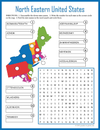 Review U S Geography The Easy And Fun Way With A Puzzle Students Will Have To Unscramble The Eleven Geography Worksheets Us Geography United States Geography