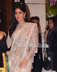 Katrina Kaif's Saree Is Floral Perfection | Fancy sarees party wear, Saree,  Designer bridal lehenga