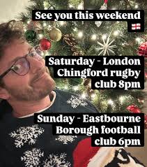 Last two UK gigs of 2025 🎅🏼 back in Uncle Ped's