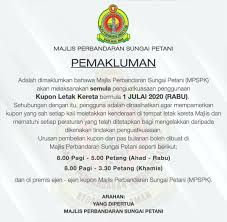 Mbpj are responsible for public… Bermula 1 Julai 2020 Penduduk Sungai Petani Kedah Facebook