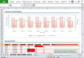 Blood Pressure And Heart Rate Tracker Template For Excel