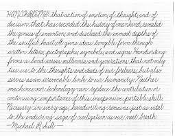 On your school/college work and in your daily life use it then you can see improvement in no time. Cursive Writing Pacific Times Online
