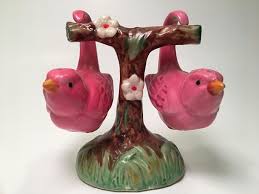 Vintage Bird Salt And Pepper Shakers Vintage Salt And Pepper Birds In Tree Pink Three Piece Made In Japan Nc Cn Crown Nippon Antique Por Stuffed Peppers How To Make Tea