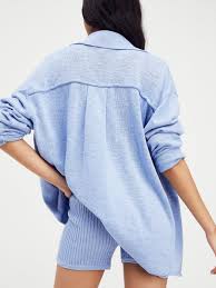 Free People Zuma Sweater Set In Blue Lyst