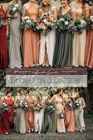 Bridesmaid S Style Guide These Colorful Bridesmaids Dresses Really Hit The Spo Fall Bridesmaid Dresses Rustic Bridesmaid Dresses Bridesmaid Dress Colors