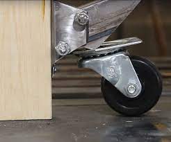 Retracablecasters #casters #diy making some retractable casters out of metal scraps to free up some floor space in the workshop. How To Make Retractable Casters 5 Steps With Pictures Instructables