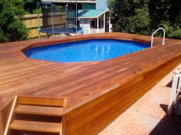 20 Best Above Ground Swimming Pool With Deck Designs Swimming Pool Decks Wood Pool Deck Wooden Pool