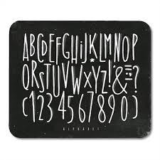 Learn how you can better draw the line between a necessity and a luxury in your life. Kdagr Chalkboard Alphabet Straight Lines In Vintage Drawing Chalk Mousepad Mouse Pad Mouse Mat 9x10 Inch Walmart Com Walmart Com