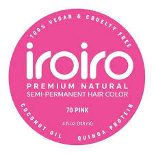 Other great ideas for text: Iroiro 70 Pink Natural Vegan Cruelty Free Semi Permanent Hair Color Iroirocolors Com
