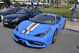 Jbn carspotting had the chance to capture a really special ferrari 458 speciale in germany. Unique Blue Ferrari 458 Speciale Spotted In Monaco Gtspirit