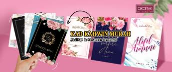 Begitu juga dengan servis kad kadwin murah yang dibawakan oleh pihak. Kad Kahwin Murah Taiping By Cikcetak Home Facebook