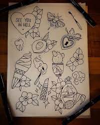 Cute Lil Gap Fillers Ohhellotherejes Has First Dibs But Anything She Doesn T Have Is Up For Grabs Small Traditional Tattoo Tattoo Flash Art Tattoo Stencils