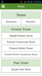 Simple present tense indicates an action which happens in the present, but it isn't necessary for actions to happen right now. English Tenses With Sep By Dreambdit Android Apps Appagg
