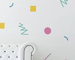 80 S Decor 80 S Wall Decals Wall Sticker Office Etsy Nursery Wall Decals Wall Sticker Wall Decals