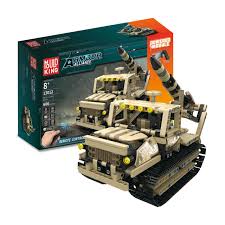 Juego tipo lego 212 piezastamaño caja 37*27. Camioneta Militar Mould King Juego Tipo Lego Radiocontrolado Funtoys