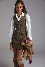 Pilcro Suede Mini Dress Anthropologie