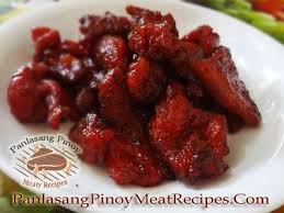Pork Tocino Sweet Cured Pork Panlasang Pinoy Meaty Recipes Recipe Pork Rib Stew Recipe Recipes Pork And Beef Recipe