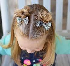 This is a cute hairstyle for little girls who are the best at competing in games or any kind of sports. Braided Hairstyle Children Kids For School Little Girls Children S Hairstyles For Long Hair Cute Child Baby Hairstyles Easy Toddler Hairstyles Girl Hairstyles