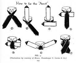 How To Make An Ascot Tie Cravat Tie Ascot Ties Ascot