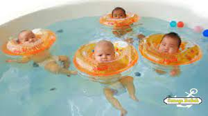 Cari baju renang dengan ukuran yang pas dan pelampung jika merasa perlu. Pelampung Leher Jebakan Kematian Bagi Bayi Youtube