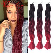 2 packs of the same color will ship with this listing. Ombre Three Two Mix Colors Kanekalon Braiding Hair Synthetic Jumbo Braiding Hair Extensions 24inch Crochet Braids Hair Bulk Wholesale Price Buy At The Price Of 4 05 In Dhgate Com Imall Com