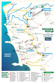 Nosara Travel Costa Rica Map Of Nosara And Lodging