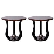 Matching Pair Of Art Deco Side Tables Side Table Art Deco Table