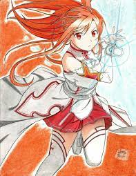 asuna the flash sword art sword art online asuna sword art online