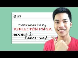 From img.yumpu.com the return of light or sound waves from a surface. How To Write Reflection Paper School Hacks Youtube