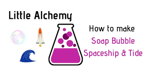 Little Alchemy How To Make Soap Bubble Spaceship Tide Cheats Hints Youtube