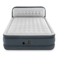 Re to check out the mattress on clearance at walmart. Intex Ultra Plush Dura Beam Deluxe Airbed With Built In Pump Headboard Queen Walmart Com Walmart Com