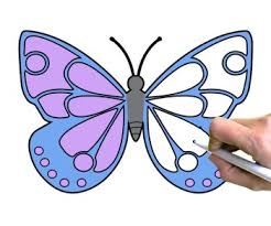 It is a free cartoon clip art image of a butterfly's wing. Butterfly Template Free Printable Butterfly Outlines One Little Project