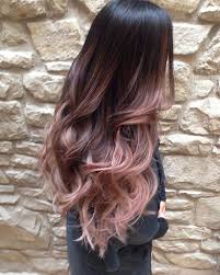 Meche blonde et chocolat coiffure coiffure2017 cheveux. Femina Coloration Tendance Le Rose Gold