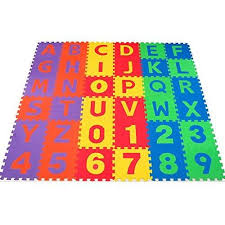 Non Toxic 36 Piece Abc Foam Mat Alphabet Number Puzzle Play Flooring Mat Children Toddlers Igkids Fash Foam Mats Exercise Flooring Foam Mat Flooring