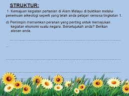 Sejarah tanah melayu banyak menceritakan tentang zaman kegemilangan masyarakat melayu satu masa dulu dalam bidang ekonomi. Ba B 2 Sistem Pemerintahan Kegiatan Ekonomi Masyarakat