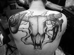 There are 2173 western tattoos for sale on etsy, and they cost 9,86 $ on average. 90 Cowboy Tattoos For Men Wild Wild West Designs