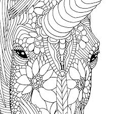 Coloring pages for adults fairy. Realistic Unicorn Coloring Pages For Adults