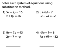 You can & download or print using the browser document. Solving Systems Of Equations Worksheets With Two Variables