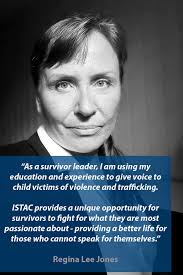 As a survivor leader, I am using my education and experience to give voice  to child victims of violence and trafficking," says Regina Lee Jones, a  member of ODIHR's newly launched International