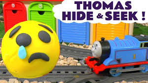 Thomas Train Toy Stories Emoji Hide And Seek With Tayo Garage For Kids Thomas And Friends Thomas And Friends Toys Stories For Kids