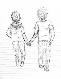Two people holding hands drawing. Line Drawing Two People Holding Hands Drawing Novocom Top