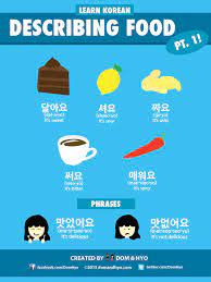 Learn Korean Describing Food Pt 1 Learn Korean Korean Language Learn Korean Alphabet