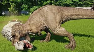 Rex and other dinosaurs that show them with their tongues protruding from gaping jaws — a pose. T Rex Max Vs All Carnivore Dinosaurs Jurassic World Evolution Youtube