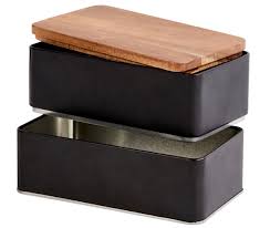 Tinstore Boite De Conservation Noir Naturel H 11 X Larg 16 X P 9 Cm Tinstore Boite De Conservation Noir Outdoor Storage Box Decorative Boxes Tissue Holders
