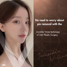 ✨No need to worry about pin removal with the invisible V-Line technique of  345 Plastic Surgery. ---------------------- Schedule for consultation now  with 👨‍⚕️Dr. Park Jong Lim, the president and chief surgeon at