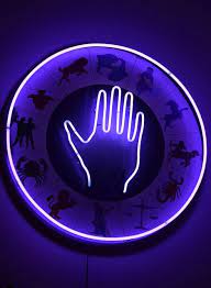 Purple Neon Hand Neon Signs Neon Neon Lighting