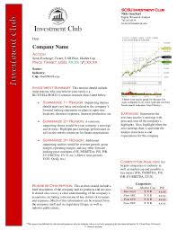 Equity Research Report Template 4 Professional Templates Report Template Research Paper Outline Template Executive Summary Template