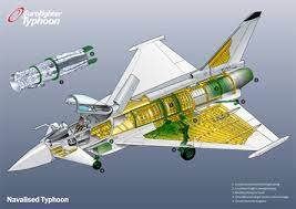 A navalised typhoon may soon be a reality. Aero India Eurofighter Reveals Offer To Produce Navalised Typhoon News Flight Global