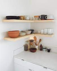 We did not find results for: Simple Wooden Floating Shelves In The Corner Create A Comfy Cooking Nook Floating Shelves Kitchen Floating Shelves Corner Shelf Ideas