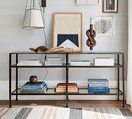 Made from a pane of half inch thick piece of tempered glass, it brings a weightless aesthetic to your space. 30 Inch Console Table Pottery Barn